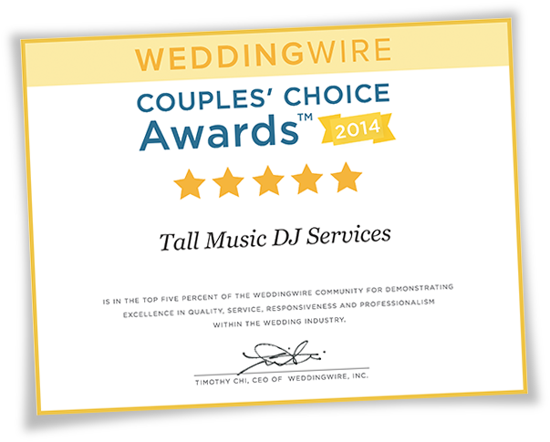 Wedding Wire Couple’s Choice Awards 2014
